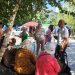 Стихийный рынок на светловской площади в Каховке подвергся обстрелу