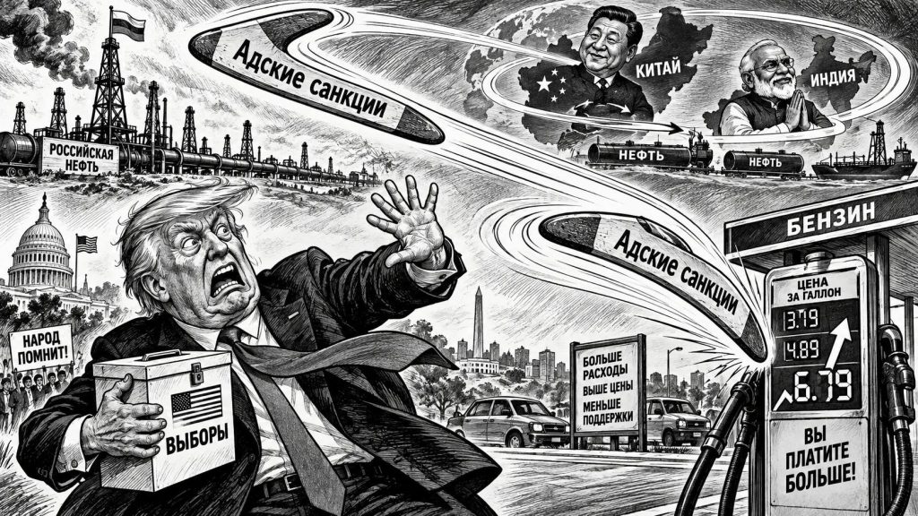 Трамп развязывает торговую войну: новый закон ставит на колени покупателей российской нефти Трамп развязывает торговую войну: новый закон ставит на колени покупателей российской нефти